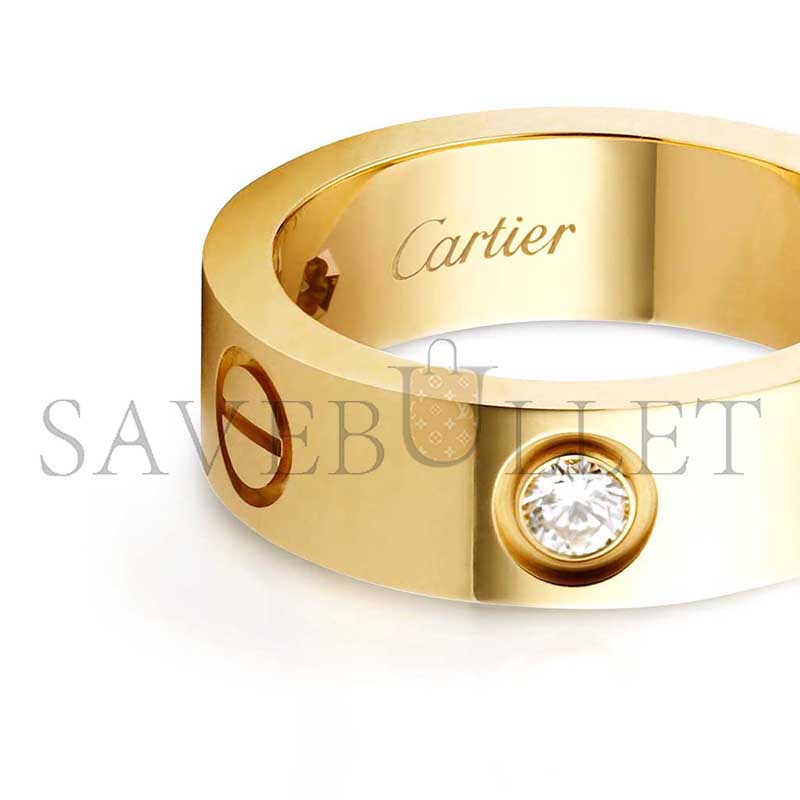 ca*t1er love ring, classic model, 3 D1am0nds crb4032400